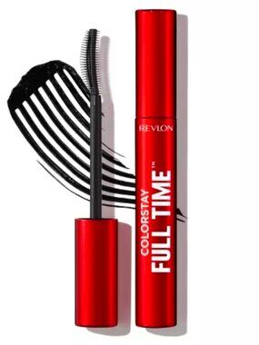 Revlon NIB ColorStay Full Time Mascara, Buildable Volume, 401 Blackest Black